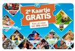 Veel volle spaarkaarten 2e kaartje gratis zomeractie AH, Drie personen of meer