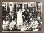 NL Indië Huwelijksfoto KNIL Militair in oude lijst., Verzamelen, Foto, Ophalen of Verzenden, Zo goed als nieuw, Voor 1940