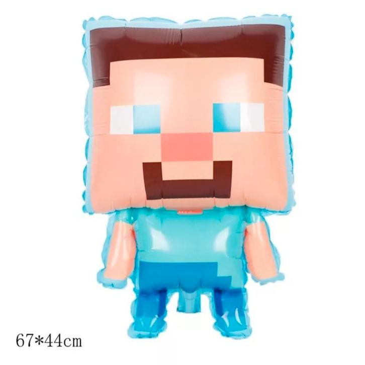 Minecraft pop * folie ballon, Hobby en Vrije tijd, Feestartikelen, Nieuw, Versiering, Verjaardag, Ophalen of Verzenden
