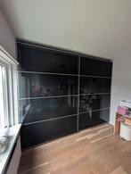 IKEA pax schuifdeuren zwart glas, Ophalen, Zo goed als nieuw, Glas, 200 cm of meer