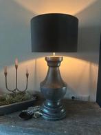 Houten baluster  lamp met kap Aura Peeperkorn, Huis en Inrichting, Ophalen of Verzenden, Nieuw, Hout, Minder dan 50 cm