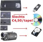 Camcorder, VHS video bandjes.Tape naar bestand €4,50, Audio, Tv en Foto, Videocamera's Digitaal, Ophalen of Verzenden, Mini dv