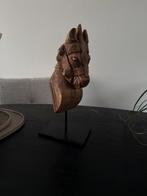 Houten paardenhoofd op standaard, Antiek en Kunst, Ophalen