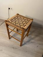 Kruk hout met touw Scandinavisch, Ophalen of Verzenden, Zo goed als nieuw, Hout