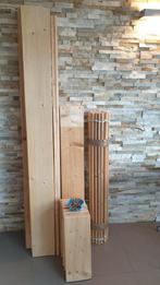 Steigerhout Bed 120x190 50cm hoog, Ophalen, Gebruikt, Overige kleuren, 190 cm of minder