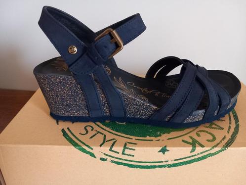 Nieuwe donkerblauwe leren sandaaltjes van Panama Jack, Kleding | Dames, Schoenen, Nieuw, Sandalen of Muiltjes, Blauw, Ophalen of Verzenden