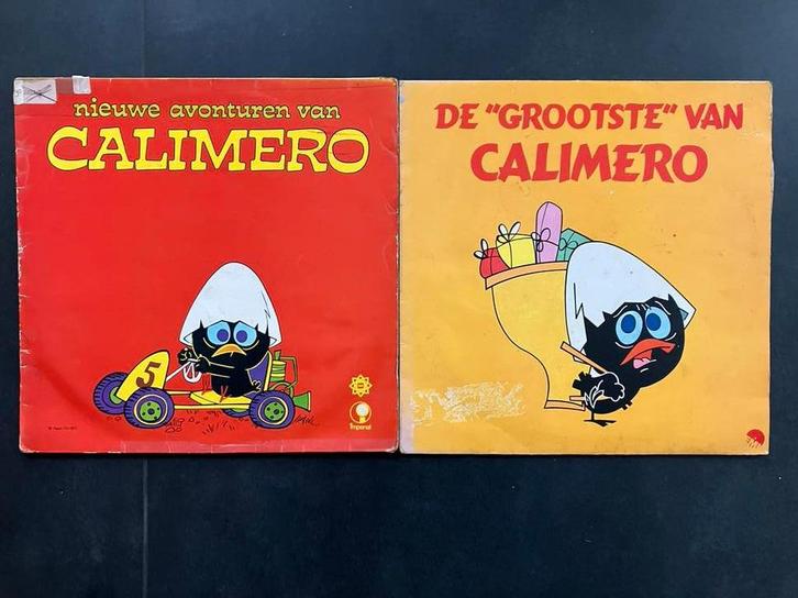 2 LP's Calimero - Jeugdsentiment, Boeken, Kinderboeken | Jeugd | onder 10 jaar, Zo goed als nieuw, Sprookjes, Ophalen of Verzenden