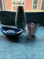3 x retro jaren 60 vaasjes in 1 koop, Ophalen of Verzenden