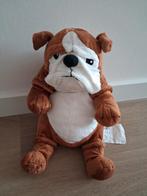 Knuffel Ikea hond bulldog Klappar bruin wit K9589, Ophalen of Verzenden, Zo goed als nieuw, Hond
