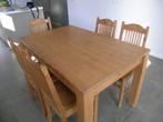 grenen eethoek, Ophalen, Gebruikt, 4 tot 6 stoelen