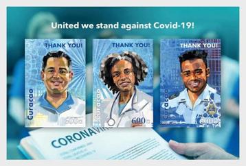 Curacao 455 postfris United against Covid 2020 beschikbaar voor biedingen