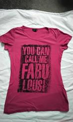 T-shirt fuchsia roze maat 170/176, Gebruikt, Meisje, Ophalen of Verzenden, Shirt of Longsleeve