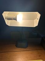 Bureaulamp grijs draaibare kap lang snoer, Huis en Inrichting, Lampen | Lampenkappen, Gebruikt, 25 tot 50 cm, Vierkant, Ophalen of Verzenden