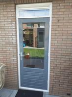Hardhout kozijn + buitendeur 252 x 97.5, Doe-het-zelf en Verbouw, Ophalen, Zo goed als nieuw