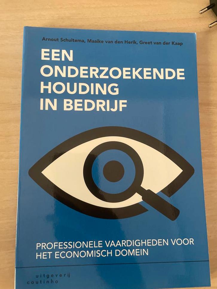 Onderzoekende Houding in Bedrijf - Management Boek, Boeken, Economie, Management en Marketing, Zo goed als nieuw, Management, Ophalen of Verzenden