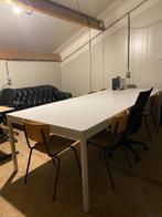 Tafel wit kantine 3 meter, Ophalen, Metaal, Gebruikt, 100 tot 150 cm