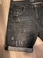 Philipp Plein spijkerbroek Jeans short korte broek 33, Ophalen of Verzenden, Zo goed als nieuw, Blauw, W33 - W34 (confectie 48/50)