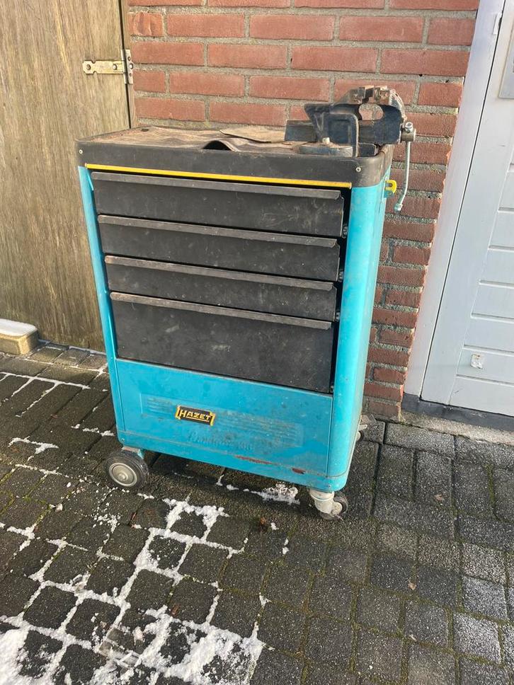 Oerdegelijk gereedschapswagen, gereedschapkar van Hazet, Doe-het-zelf en Verbouw, Gereedschapskisten, Gebruikt, Ophalen