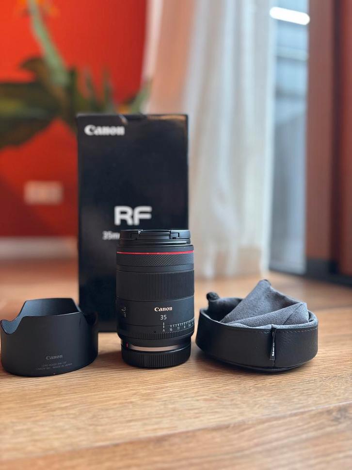 Canon RF 35mm f/1.4 - Topstaat!, Audio, Tv en Foto, Fotografie | Lenzen en Objectieven, Zo goed als nieuw, Standaardlens, Ophalen of Verzenden