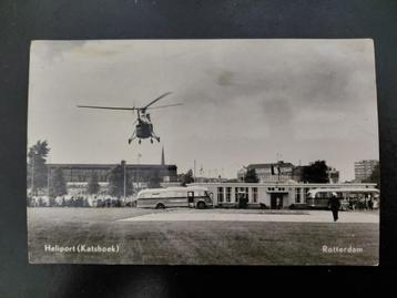Heliport ( Katshoek) Rotterdam, gelopen, echte fotokaart, 55 beschikbaar voor biedingen