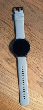 Smartwatch (rond) met mooie kunststof band, Zwart, IOS, Ophalen of Verzenden, Zo goed als nieuw