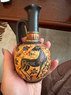 Antiek Sierpotje met Hert Decoratie, Ophalen of Verzenden