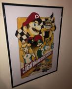 Super mariokart, Ophalen of Verzenden, A1 t/m A3, Rechthoekig Staand, Film en Tv