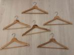 10 Houten Kledinghangers, Ophalen of Verzenden, Gebruikt, Hout, Volwassenen