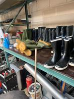 rubber en leer, Ophalen, Nieuw, Zwart, Boots