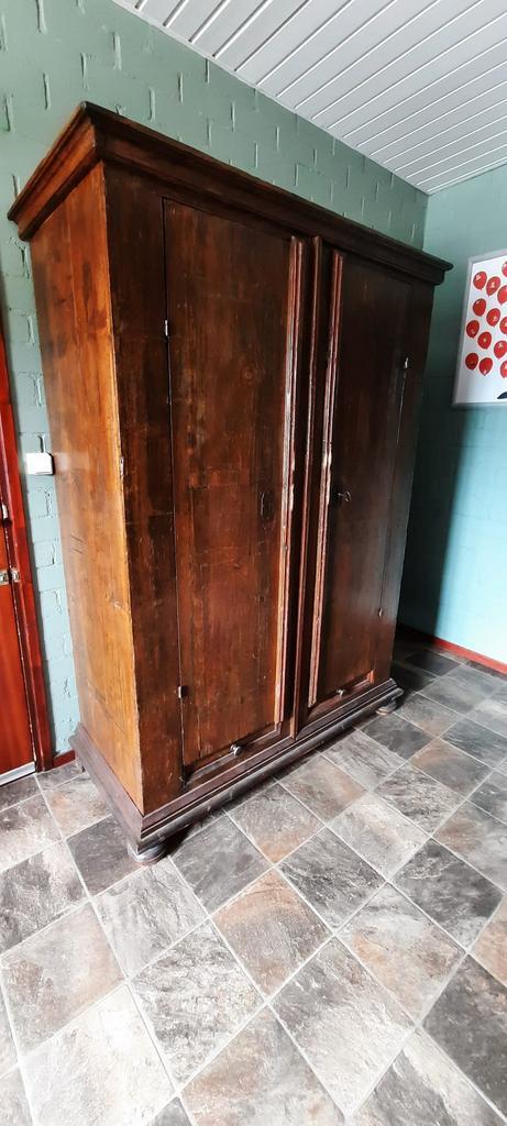 Antieke houten kast, Antiek en Kunst, Antiek | Meubels | Kasten, Ophalen