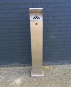 staande RVS asbak voor buiten, Ophalen, Zo goed als nieuw, Asbak