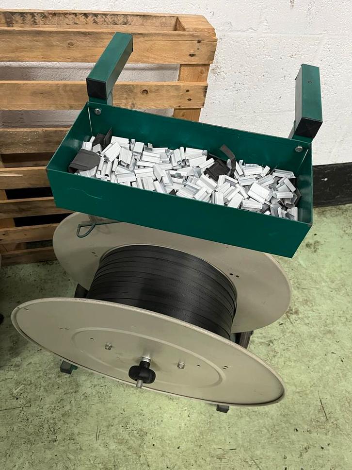 Omsnoeringsapparaat set met zegels en band, Doe-het-zelf en Verbouw, Gereedschap | Handgereedschap, Ophalen of Verzenden