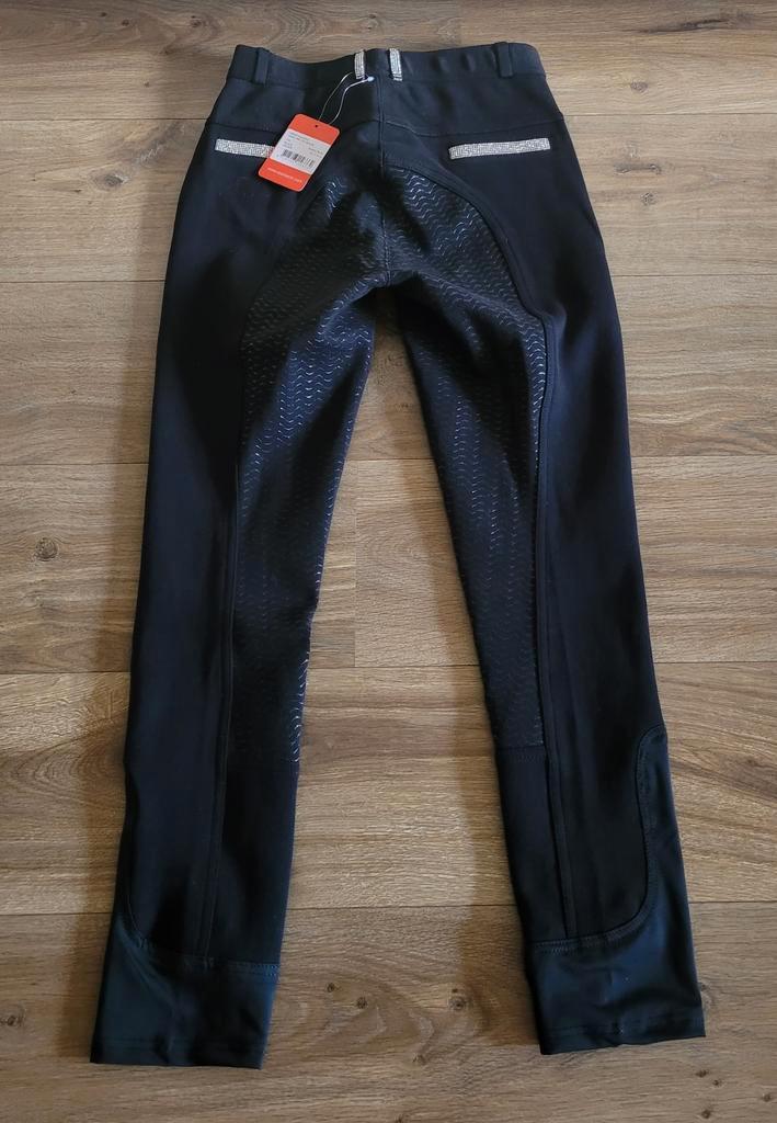 Zwarte Rijbroek Epplejeck, maat 176, Dieren en Toebehoren, Paardrijkleding, Nieuw, Kinderen, Onderkleding, Dressuur, Ophalen