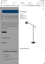 RANARP Vloerlamp - Zwart, Huis en Inrichting, Lampen | Vloerlampen, Ophalen, Zo goed als nieuw, Metaal, 150 tot 200 cm