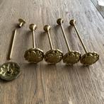 Decoratieve messing gordijnhouders. 2 + 3. in prima staat, Huis en Inrichting, Ophalen of Verzenden, Zo goed als nieuw