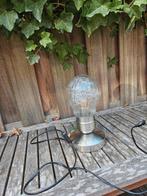 Nieuw ogende vintage design tafellamp in gloeilamp model, Ophalen, Nieuw, Glas, Minder dan 50 cm