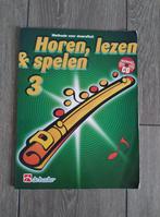 Horen, lezen & spelen deel 3 dwarsfluit, Muziek en Instrumenten, Bladmuziek, Ophalen of Verzenden, Les of Cursus, Overige genres