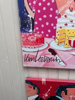 Kleurrijk Schilderij van Van Leersum, Ophalen of Verzenden