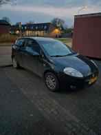 Fiat Punto 1.4 3DR 2008 Zwart, Auto's, Voorwielaandrijving, Zwart, 4 cilinders, Zwart