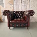 Originele Chesterfield fauteuil Antiek rood NIEUW, Ophalen of Verzenden, Nieuw