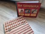 Het Leesplankje met letterdoos - Vintage leermateriaal, Ophalen of Verzenden, Gebruikt, Taal en Lezen