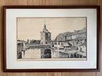 Pentekening Dromedaris Enkhuizen, Frederik van der Harst, Antiek en Kunst, Kunst | Etsen en Gravures, Ophalen