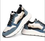 POSH by Poelman charlie chunky sneakers blauw denim, Blauw, Nieuw, Ophalen of Verzenden, Sneakers of Gympen