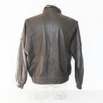 Vintage Leren Heren Jas418* (Maat 50) € 65,-, Kleding | Heren, ---, Maat 48/50 (M), Ophalen of Verzenden, Bruin