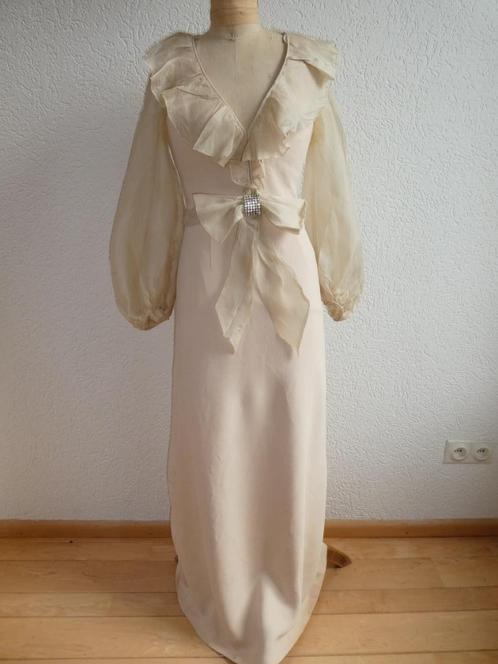 Cocktail Hoffmann trouwjurk maat 34 seventies beige glitters, Kleding | Dames, Trouwkleding en Trouwaccessoires, Zo goed als nieuw