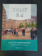 Zout 3.0 Burgerschap MBO 3-4 - Jeroen van der Laan, Boeken, Schoolboeken, Ophalen of Verzenden, Zo goed als nieuw, Overige niveaus