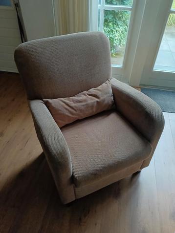 Fauteuil camel kleur GRATIS beschikbaar voor biedingen