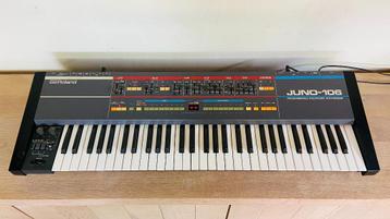 Roland Juno-106 Synthesizer – Originele doos – €1200 beschikbaar voor biedingen