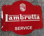 Lambretta service emaillen reclame bord & veel andere borden, Reclamebord, Ophalen of Verzenden, Zo goed als nieuw, Info@americansaleshop.nl