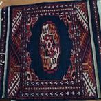Perzisch tapijtje, handgeknoopt., Minder dan 50 cm, Gebruikt, Perzisch, Vierkant